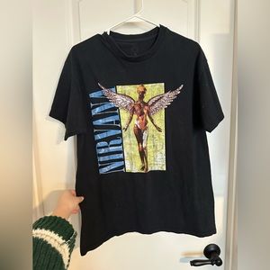 Nirvana women’s T shirt, size L, fits alittle smaller then a L